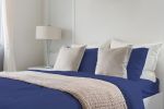 Luxurious Viscose from 100% Bamboo 2-Piece Pillowcase Set , Oeko-TEX Certified, Queen - Indigo