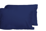 Luxurious Viscose from 100% Bamboo 2-Piece Pillowcase Set , Oeko-TEX Certified, Queen - Indigo
