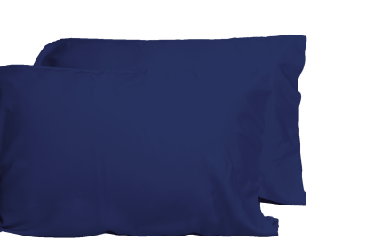 Luxurious Viscose from 100% Bamboo 2-Piece Pillowcase Set , Oeko-TEX Certified, Queen - Indigo