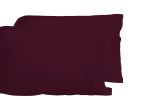 Luxurious Viscose from 100% Bamboo 2-Piece Pillowcase Set , Oeko-TEX Certified, Queen - Merlot