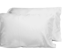Luxurious Viscose from 100% Bamboo 2-Piece Pillowcase Set , Oeko-TEX Certified, King - White