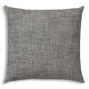 WEAVE Gray Indoor/Outdoor Pillow - Sewn Closure