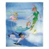 Peter Pan; Golden Book Peter Aggretsuko Comics Silk Touch Throw Blanket; 50" x 60"