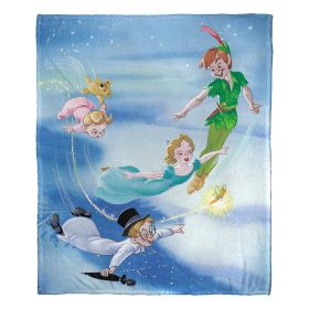 Peter Pan; Golden Book Peter Aggretsuko Comics Silk Touch Throw Blanket; 50" x 60"