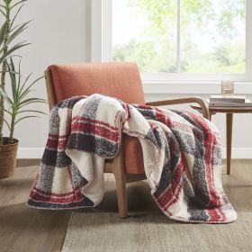 Faux Mohair to Sherpa Throw