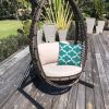 FLANNIGAN Turquoise Indoor/Outdoor Pillow - Sewn Closure