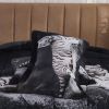 3D Reactive Print White Tiger All Season Comforter Set Twin - S14