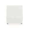 Manhattan Comfort Rockefeller 1.0 Mid-Century- Modern Nightstand with 1-Drawer in White