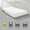 10 Inch Gel Memory Foam Mattress for Cool Sleep, Pressure Relieving, Matrress-in-a-Box, Twin Size