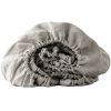 King Fitted Sheet 1 Pc, Bed Sheets King Size, Linen Sheets, Hotel Sheets, Breathable & Fade Resistant King Sheets, Greige